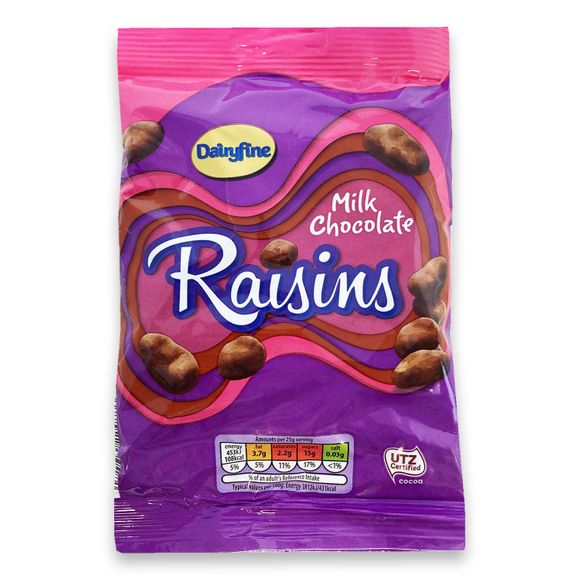 Dairyfine Milk Chocolate Raisins 180g