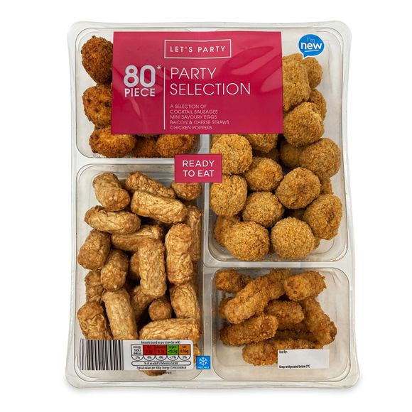 Let's Party 80 Piece Party Selection 860g