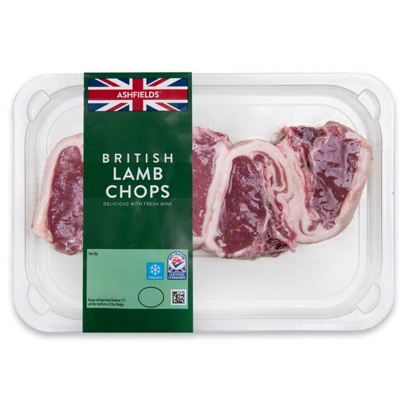 Ashfields 100% British Lamb Chops 340g