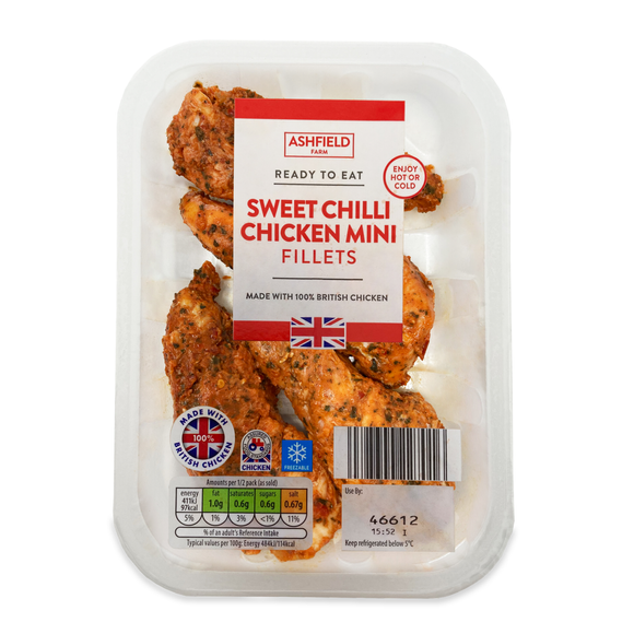 Ashfield Farm Sweet Chilli Chicken Mini Fillets 170g