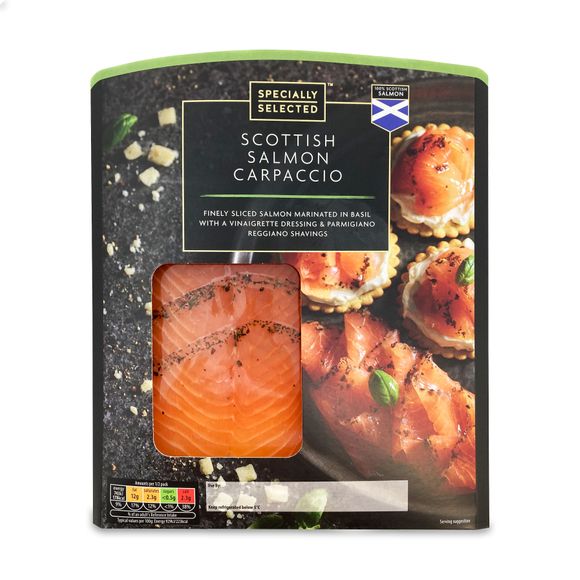 Specially Selected Scottish Salmon Carpaccio 160g