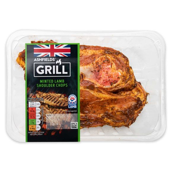 Ashfields Grill Minted Lamb Shoulder Chops 460g