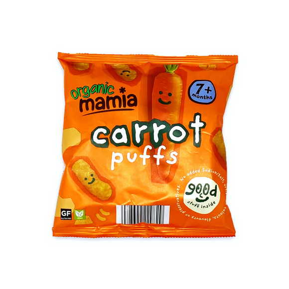 Mamia Organic Carrot Puffs 20g