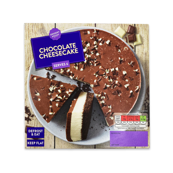 Dessert Menu Chocolate Cheesecake 420g