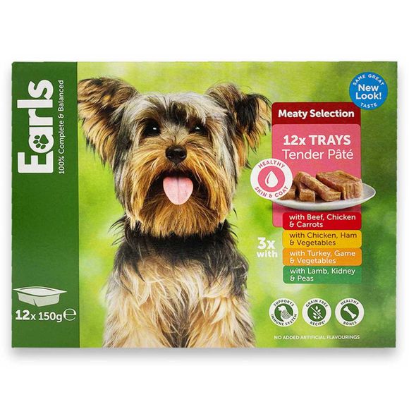 Earls Tender P t Meaty Selection Dog Food 12x150g HelloSupermarket