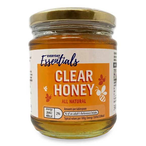 Everyday Essentials Clear Honey 340g