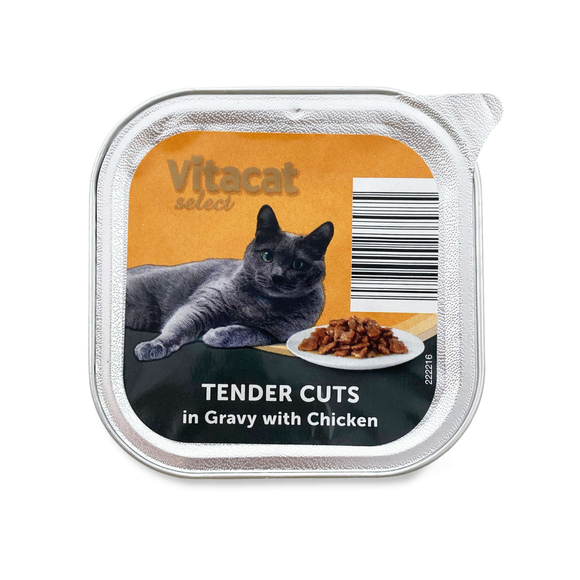 Vitacat Select Tender Cuts - Chicken In Gravy 100g