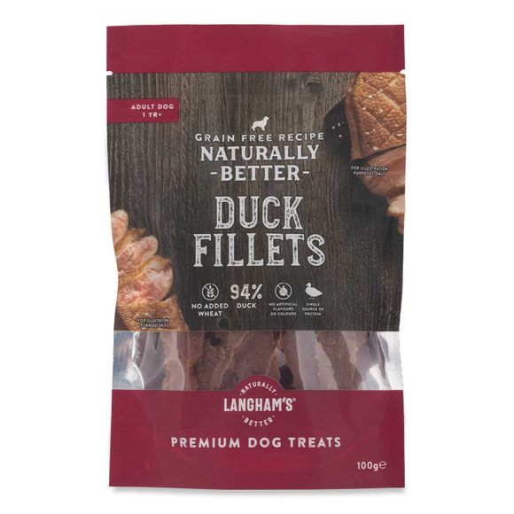 Premium Companion Natural Dog Treats - Duck Fillets 100g