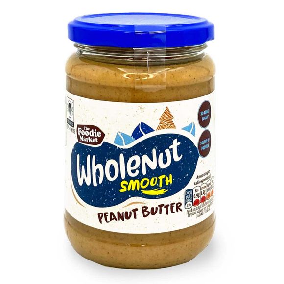 Foodie Market Wholenut Smooth Peanut Butter 340g