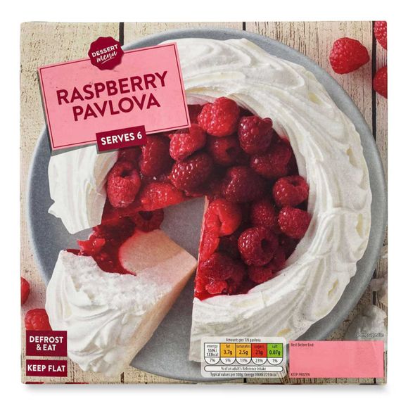 Dessert Menu Raspberry Pavlova 315g