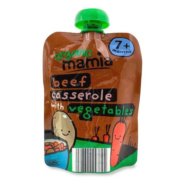 Mamia Organic Beef Casserole With Vegetables 130g