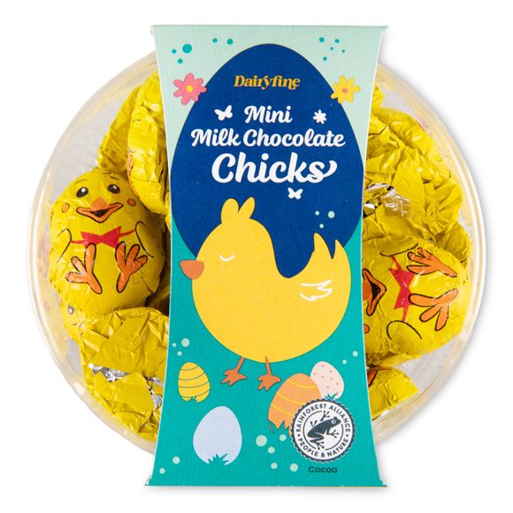 Dairyfine Milk Chocolate Chicks 125g