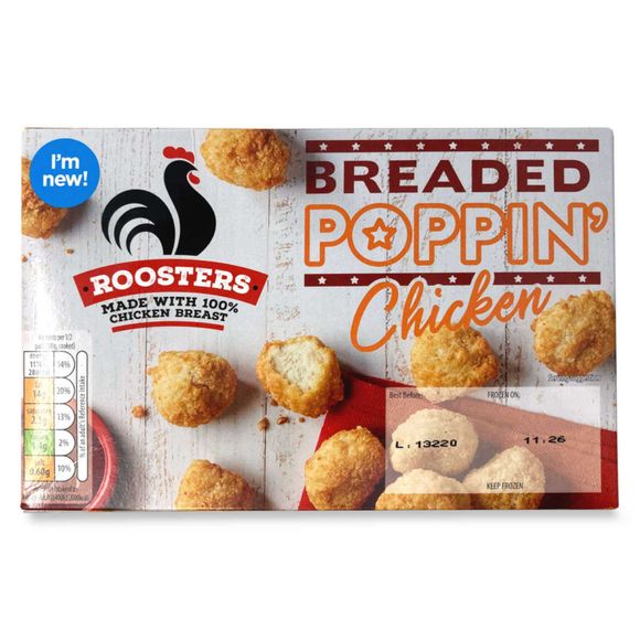 Roosters Breaded Poppin' Chicken 210g