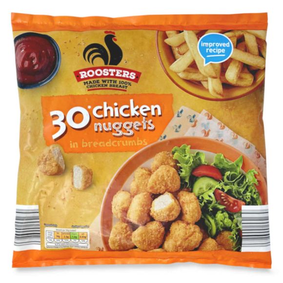 Roosters Chicken Nuggets 450g/30 Pack*