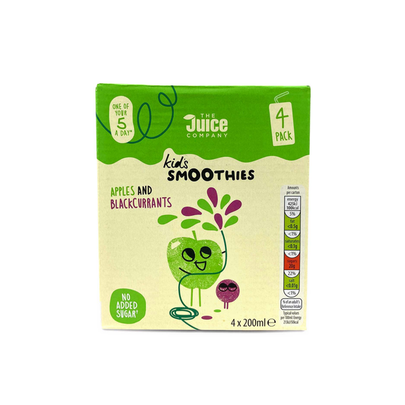 The Juice Company Kid's Smoothie - Apples And Blackcurrants 180ml