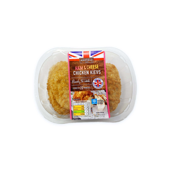 Ashfield Farm Cheese & Ham Chicken Kievs 260g