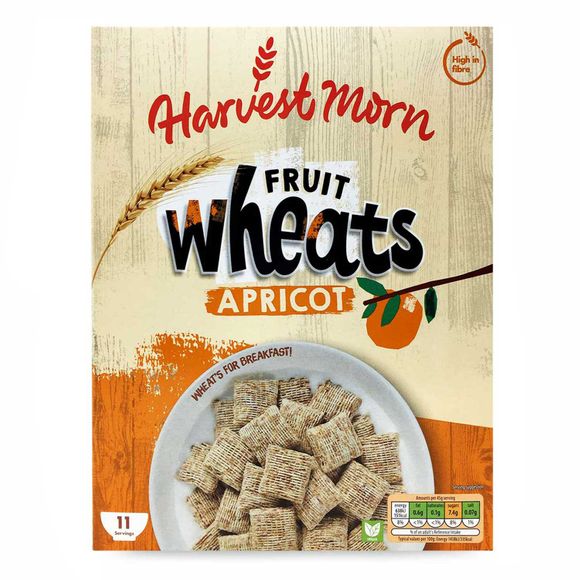 Harvest Morn Apricot Fruit Wheats 500g