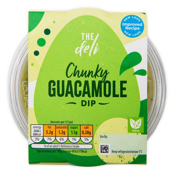 The Deli Chunky Guacamole Dip 150g