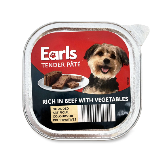 Earls Tender Pate - Beef & Veg 300g