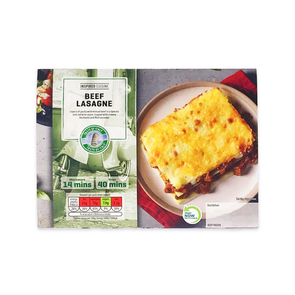 Inspired Cuisine Beef Lasagne 400g