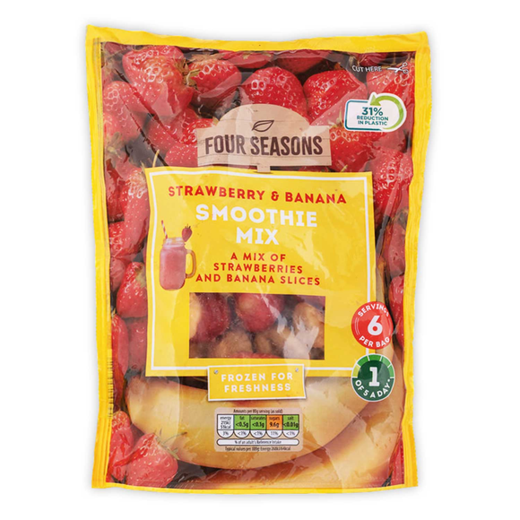 The Juice Company Strawberry & Banana Smoothie Mix 500g