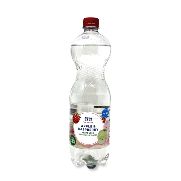 Aqua Vale Apple & Raspberry Flavoured Sparkling Water 1l