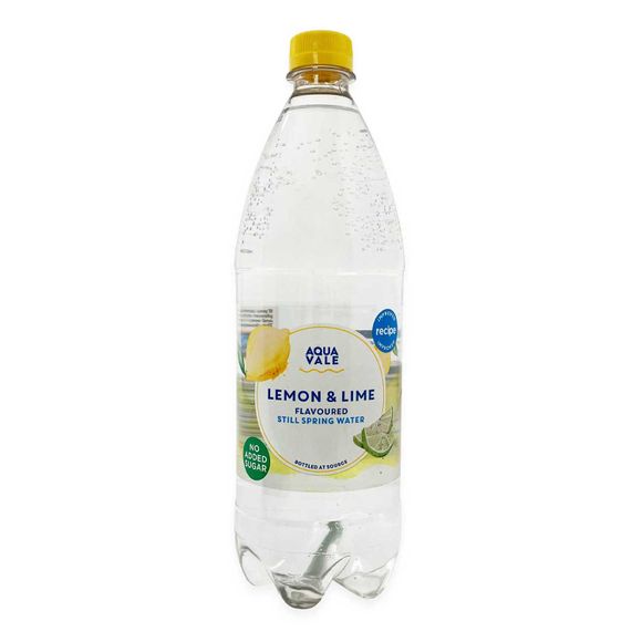 Aqua Vale Lemon & Lime Flavoured Still Spring Water 1l