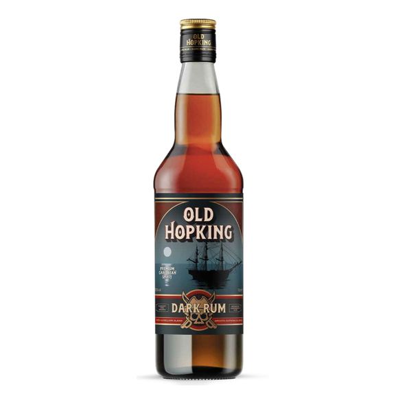 Old Hopking Premium Caribbean Spirit Dark Rum Deluxe 70cl