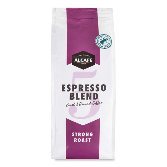 Alcafé Espresso Blend Roast & Ground Coffee Strength 5 227g