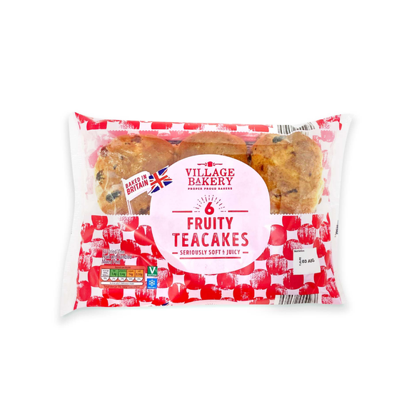 Village Bakery 6 Fruity Teacakes 420g