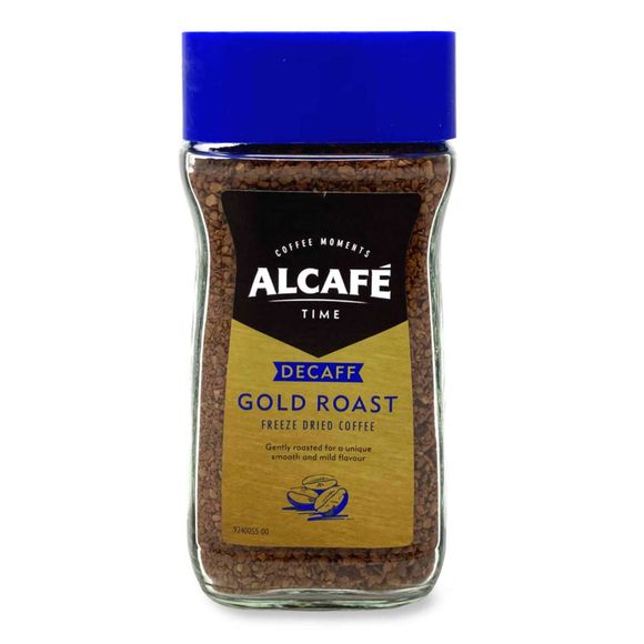 Alcafé Decaf Gold Roast Freeze Dried Coffee 100g