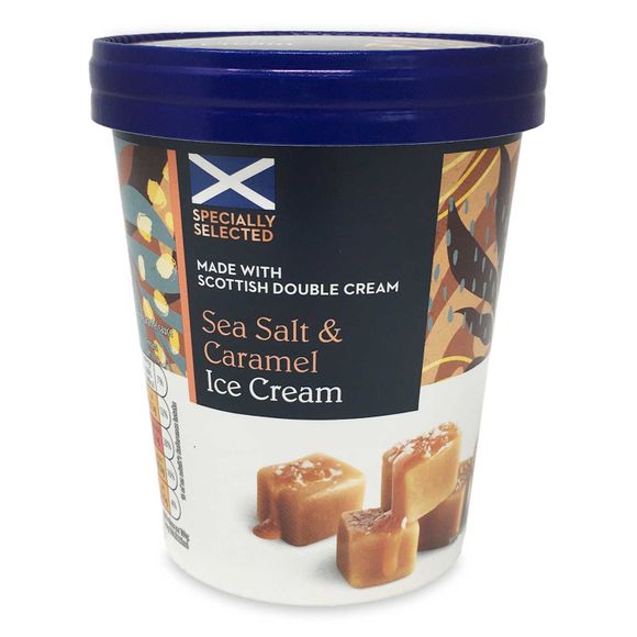 Specially Selected Scottish Isles Sea Salt & Caramel Ice Cream 500ml