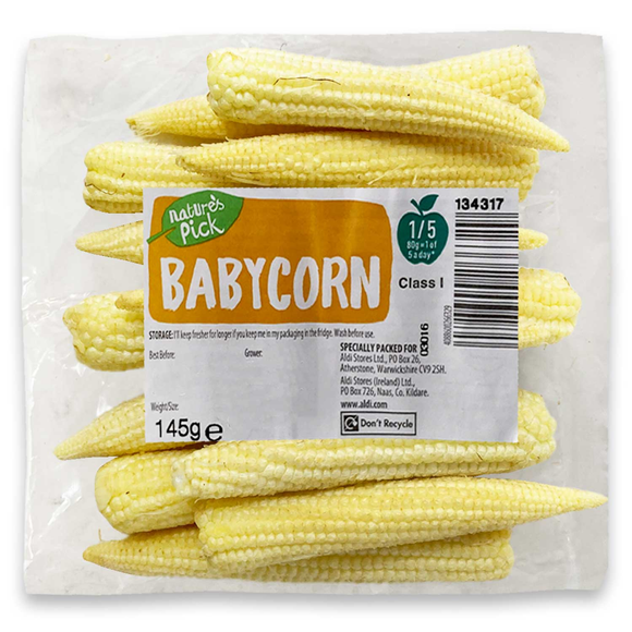 Nature's Pick Gl: Baby Corn 145g