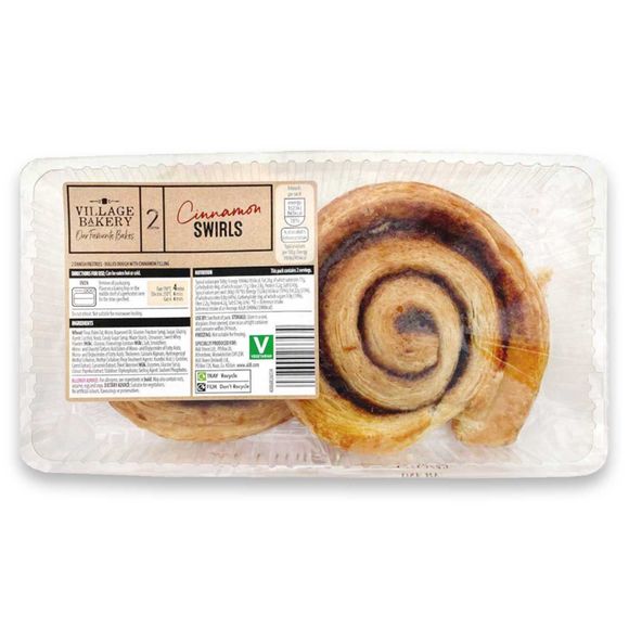 Village Bakery 2 Cinnamon Swirls 160g