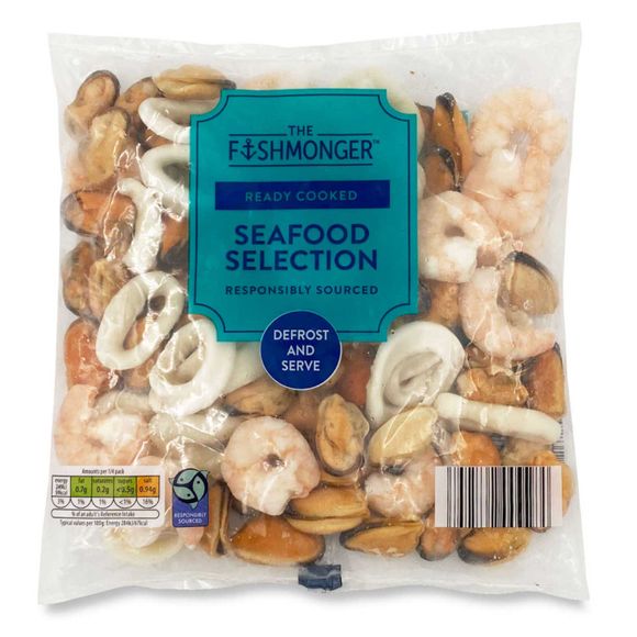 The Fishmonger Ready Cooked Seafood Selection 350g