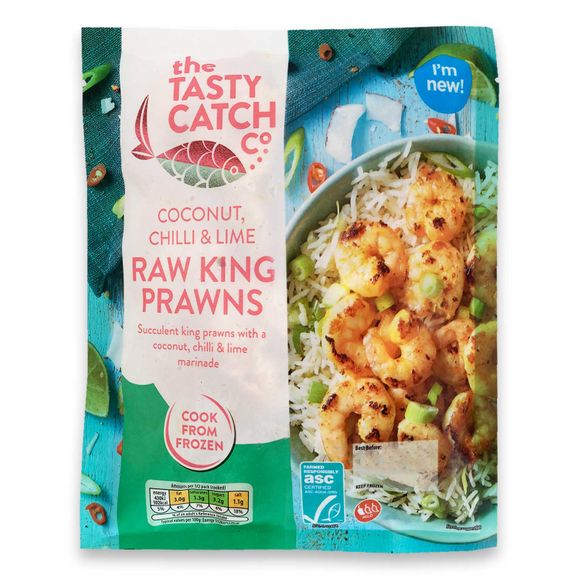 The Tasty Catch Co. Coconut, Chilli & Lime Raw King Prawns 200g