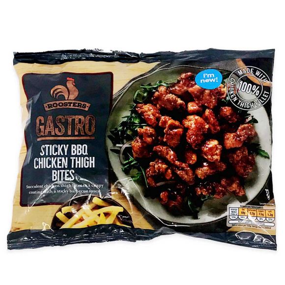 Roosters Gastro Sticky BBQ Chicken Thigh Bites 300g