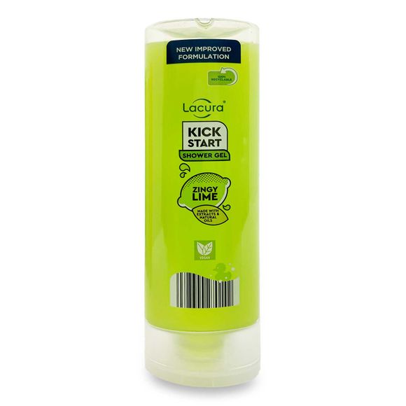 Lacura Kick Start Zingy Lime Shower Gel 250ml