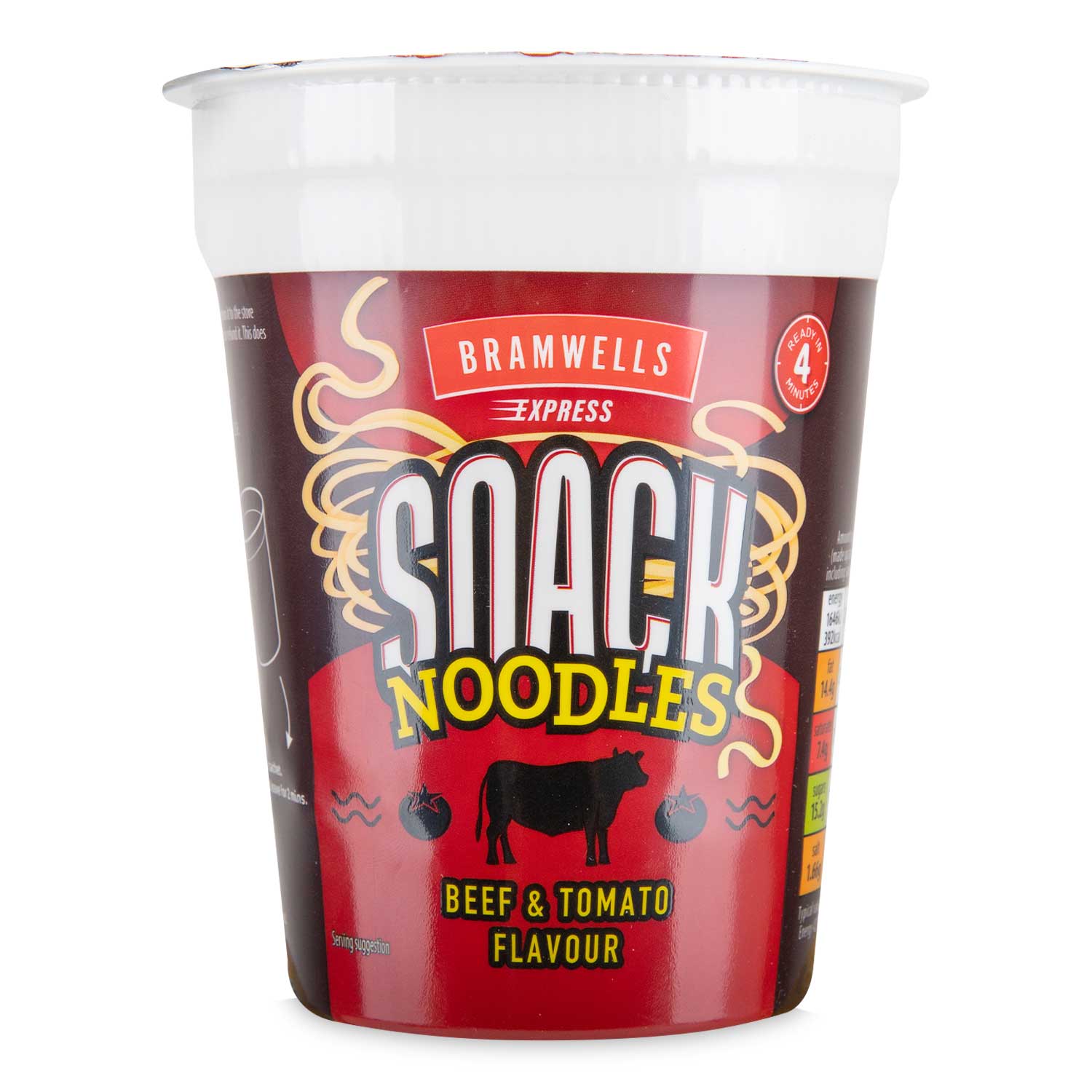 Make In Minutes Beef & Tomato Flavour Snack Noodles Pot 90g