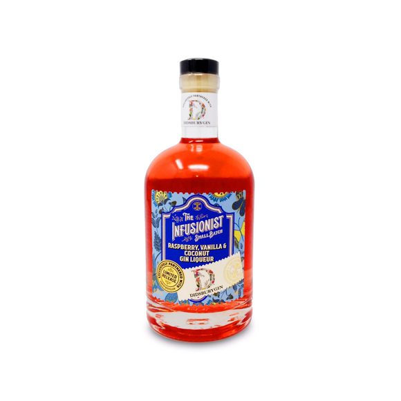 The Infusionist Raspberry, Vanilla & Coconut Gin Liqueur 50cl