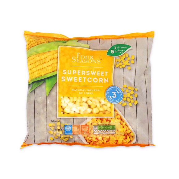 Four Seasons Supersweet Sweetcorn 750g