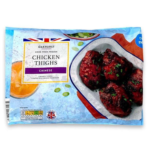 Oakhurst Cook From Frozen Chicken Thighs Chinese 700g