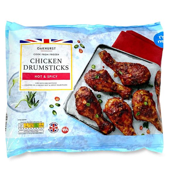 Oakhurst Chicken Drumsticks Hot & Spicy 700g