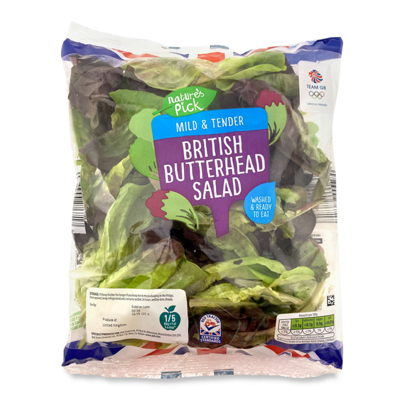 Nature's Pick British Butterhead Salad 100g