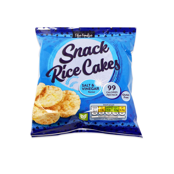 The Foodie Market Salt & Vinegar Rice & Corn Cakes 23g