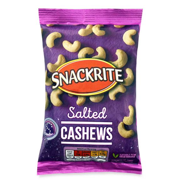 Snackrite Salted Cashews 150g