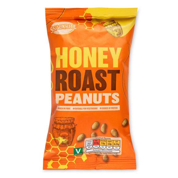 Snackrite Honey Roasted Peanuts 200g