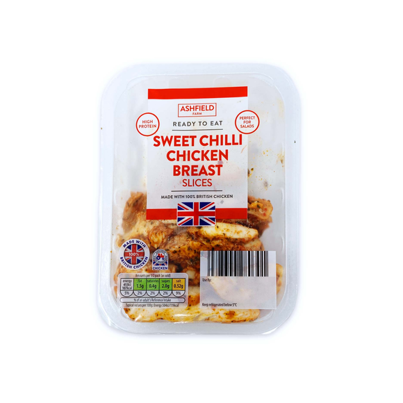 Ashfield Farm Sweet Chilli Chicken Breast Slices 180g