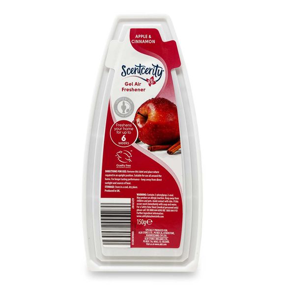 Scentcerity Gel Air Freshener - Apple & Cinnamon 150g