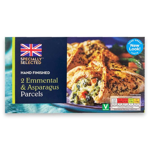 Specially Selected Emmental & Asparagus Parcels 400g/2 Pack